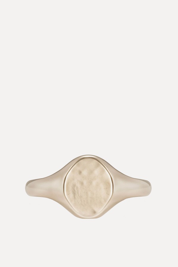 886 Small Signet Ring - 9ct Yellow Gold