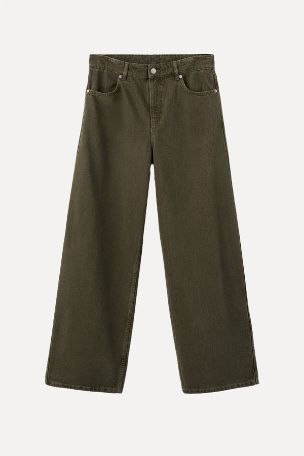 Low-Rise Barrel Jeans from Mango