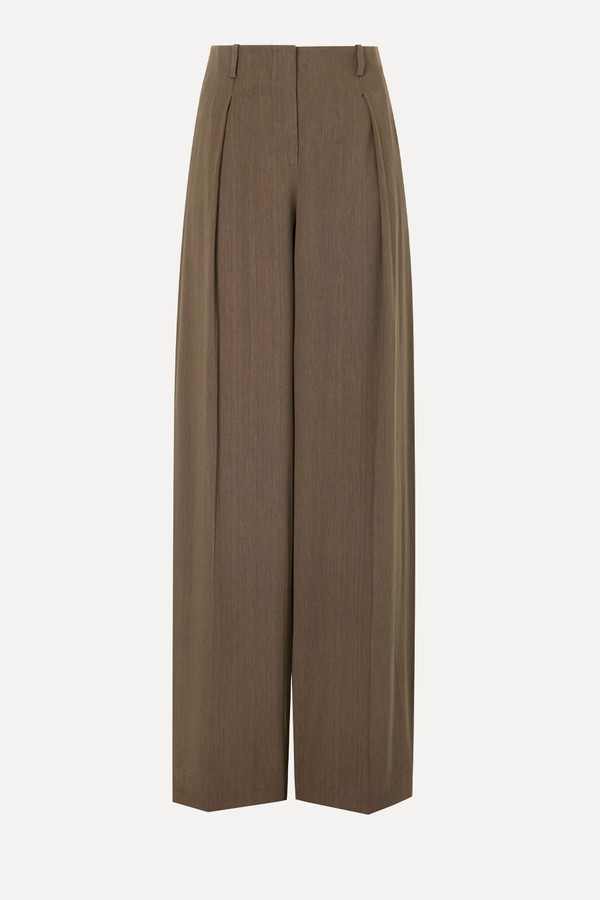 Seamless Linen Suit Trousers
