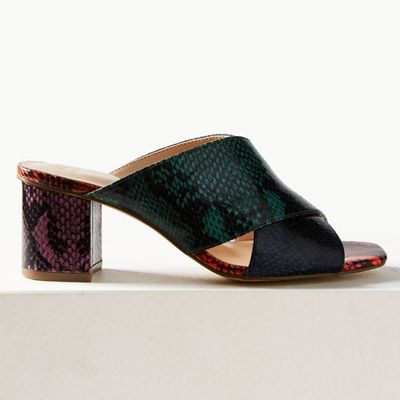 Animal Print Mule Sandals from Marks & Spencer
