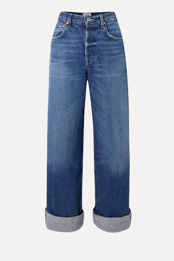 Ayla Wide-Leg Mid-Rise Denim Jeans from CITIZENS OF HUMANITY 