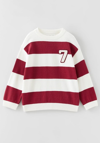 Striped Varsity Sweater