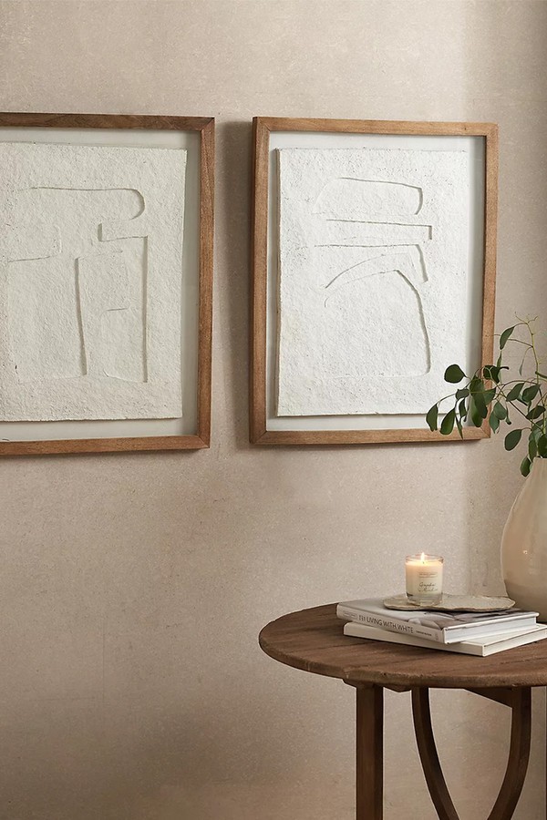 Jaipur Handcrafted Wall Art Collection No. 2 from The White Company