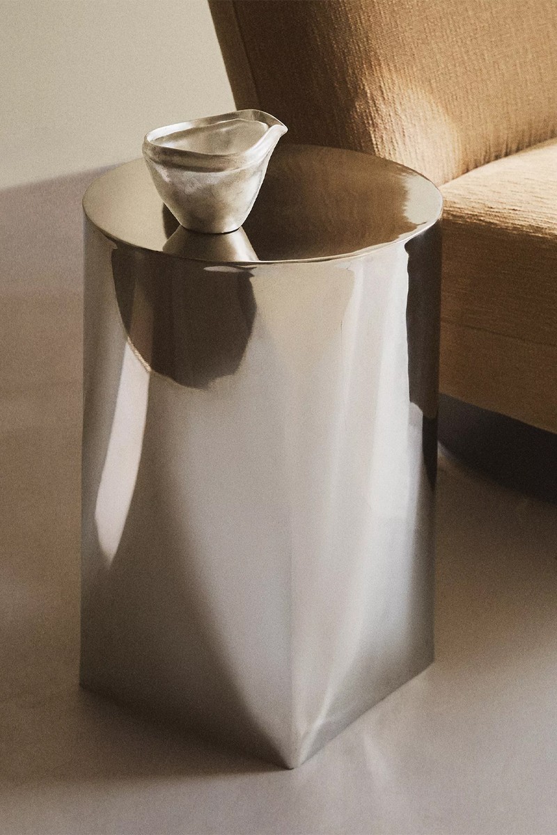 Stainless Steel Side Table