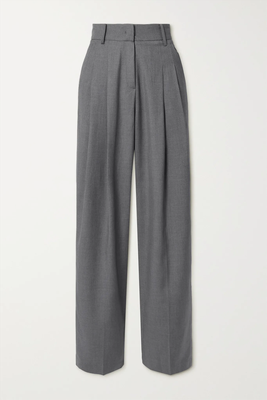 Gelso Pleated Tencel-Blend Straight-Leg Pants  from Frankie Shop 