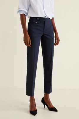 Cotton Suit Trousers from Mango