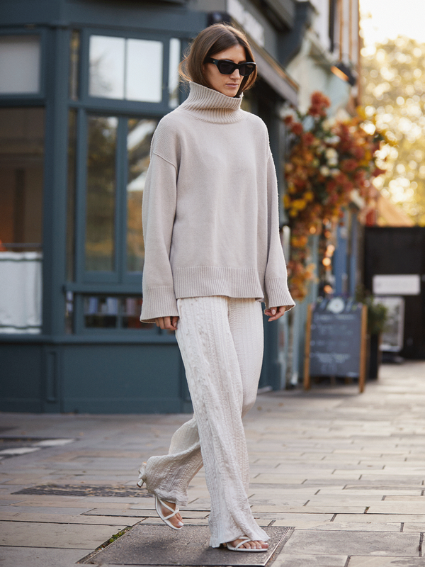 Look We Love: Silky Trousers & Knits