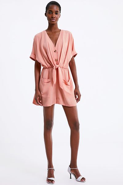 Tie Playsuit from Zara