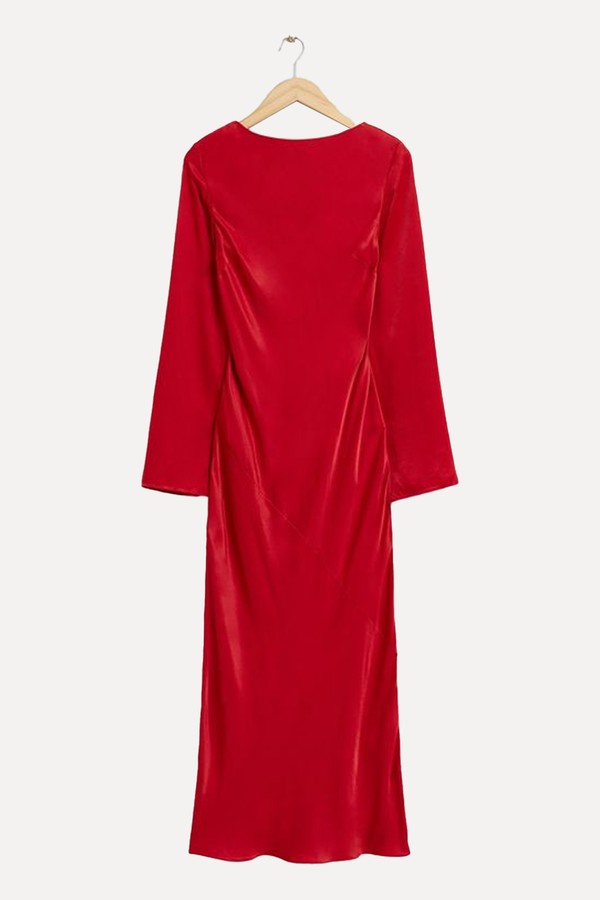 Satin Midi Dress from & Other Stories
