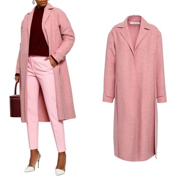 Mélange Brushed-Wool Coat from Victoria Beckham