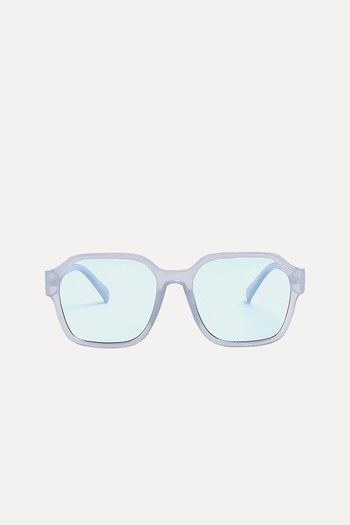 Blue Oversized Sunglasses from  River Island