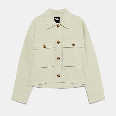 Overshirt With Pockets Details from Zara
