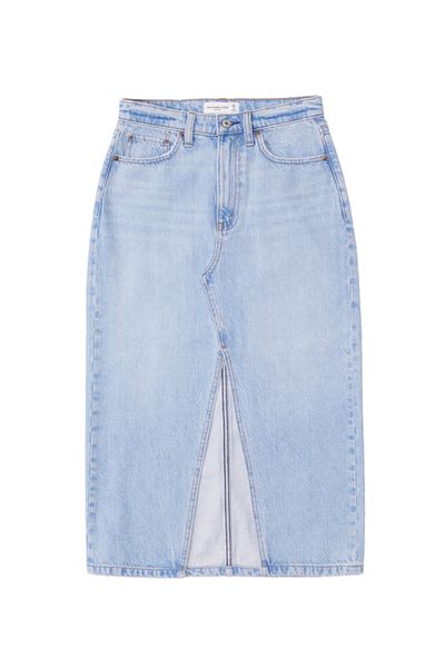 Denim Midi Skirt