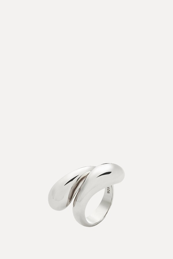 Savi Sculptural Crossover Ring from Missoma