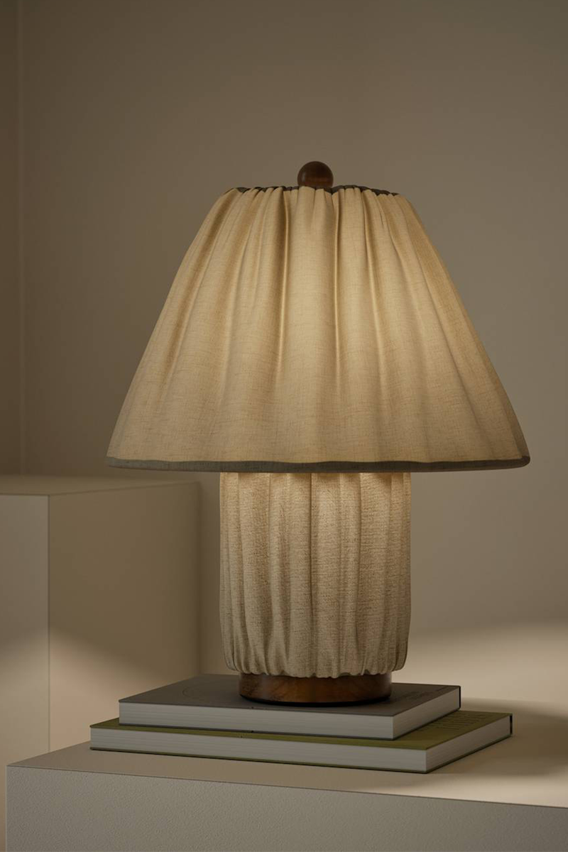 Soft Pleated Fabric Table Lamp from Marks & Spencer
