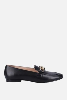 Black Harper Chain Loafers from Hush Puppies