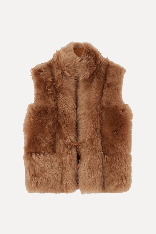 Cobie Shearling Vest from Plümo