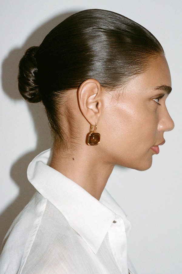 Square Resin Earrings