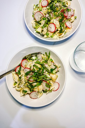 Lemon, Pea & Feta Pasta