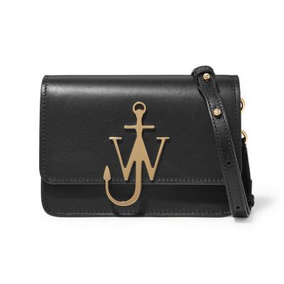 Logo Mini Leather Shoulder Bag from JW Anderson