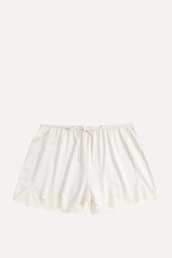 Lace & Satin Sleep Shorts from Abercrombie & Fitch