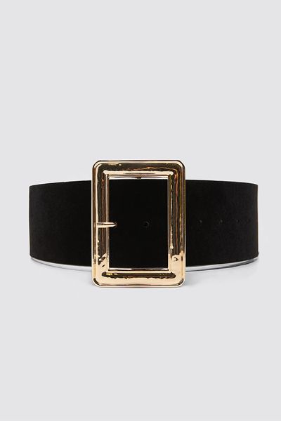 Velvet Belt With Square Buckle from Zara