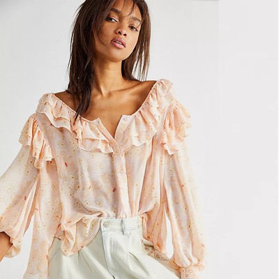 Cherry Bright Blouse from Free People