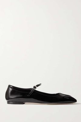 Uma Patent-Leather Mary Jane Ballet Flats from Aeyde
