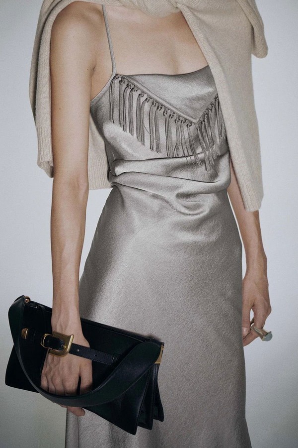 Rachana Crisp Satin Dress  from Nanushka