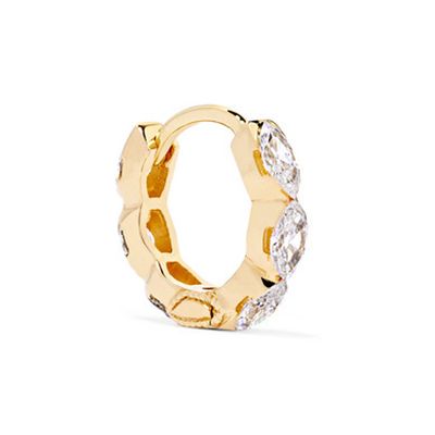 Invisible Eternity 18-karat Gold Diamond Earring