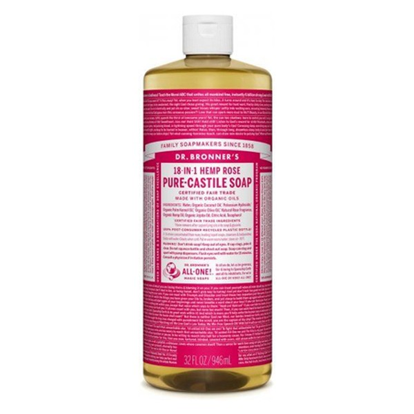 Rose Pure-Castile Liquid Soap from Dr Bronner's