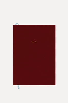 Monogram Leather Notebook  from Papier
