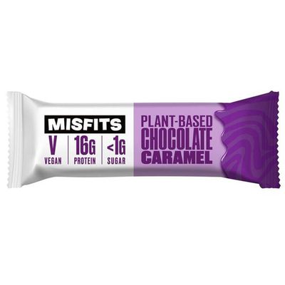 Chocolate Caramel Vegan Protein Bar from Misfits