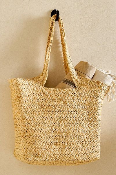 Basket Bag With Handles from Zara