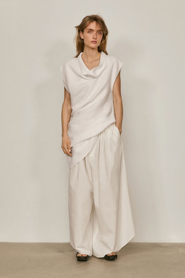 Limited Edition Culottes With Pleated Details