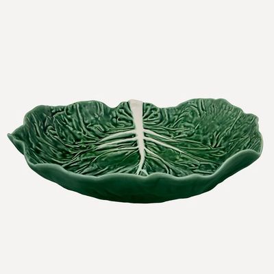 Cabbage Leaf Salad Bowl from Bordallo Pinheiro