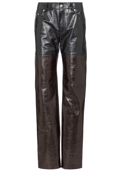 Flared Leather Pants from Zeynep Arçay