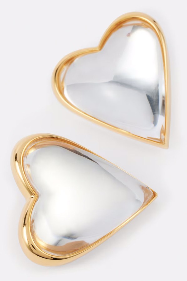 Le Cœur Bombe Heart-Shaped Earrings from ALAÏA