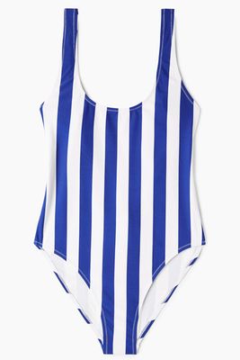 Striped Swimsuit from Mango