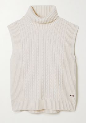 Cable-Knit Turtleneck Sweater  from Victoria, Victoria Beckham