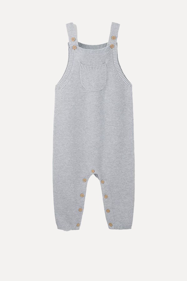 Knitted Organic-Cotton Dungaree from The White Company