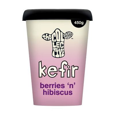 Kefir Yoghurt Berries ‘n’ Hibiscus 450g from The Collective Dairy 