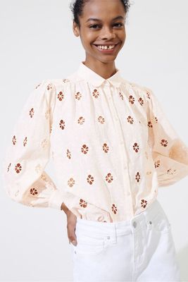 Broderie Anglaise Shirt from Maje