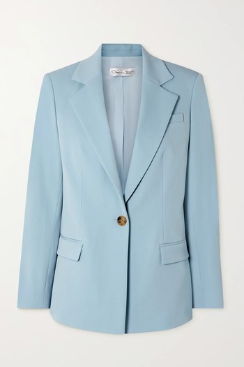 Wool-Blend Twill Blazer from Oscar De La Renta