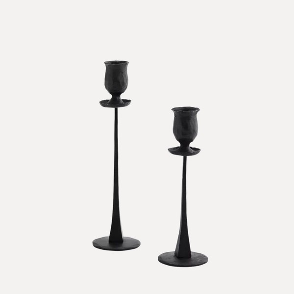 Hand Forged Iron Candle Holders from Olive & Olive