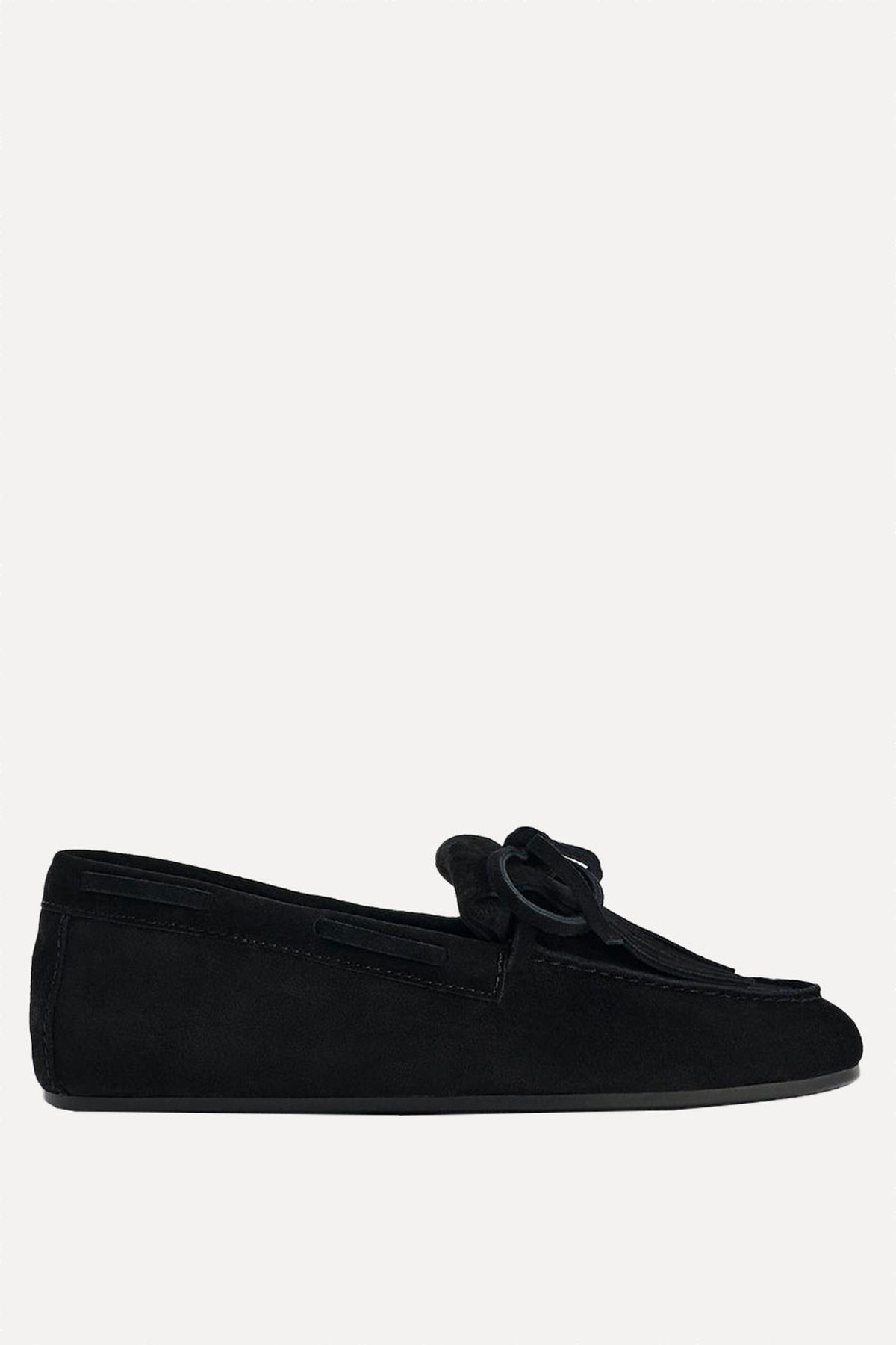 Buckle Fringe Loafers