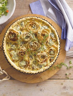 Blue Cheese & Chicory Quiche