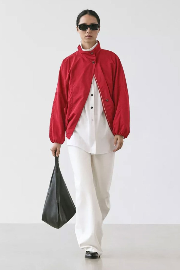 High Neck Bomber Puff Jacket from Massimo Dutti