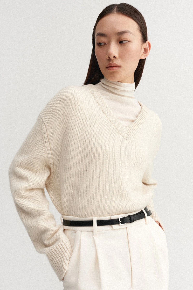 Yara V-Neck Sweater from Almada Label