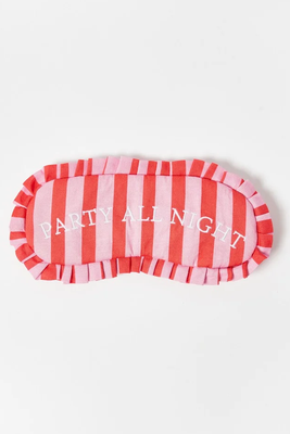 Party All Night Pink Sleep Eye Mask from Oliver Bonas